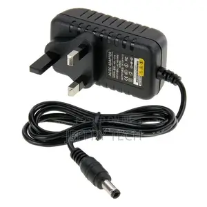UK Plug AC 100-240v to DC 12V 1A Power Adapter, Tips: 5.5 X