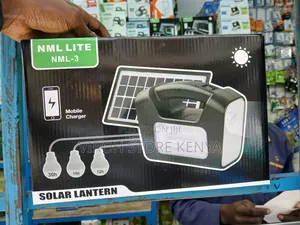 NML 3 Solar Lighting Emergency Lamp 3 Bulbs