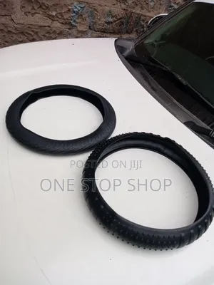Black Silicon Steering Cover