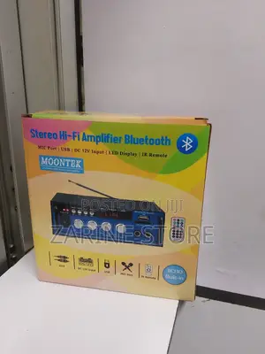 Stereo Hi-Fi Amplifier Bluetooth, AUX, USB, MIC Port, Remote