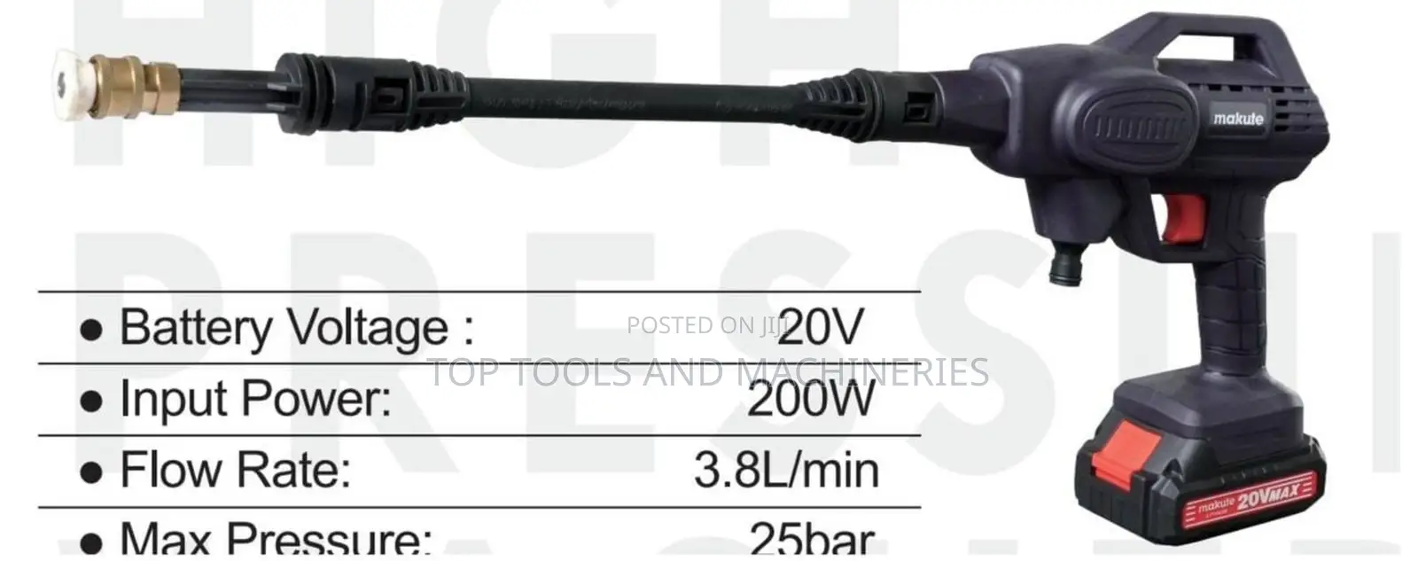 Brand New Cordless High Pressure Washer