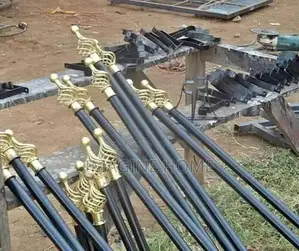Jua Kali Curtain Rods/Curtains