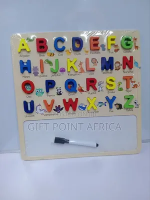 2 in 1 Capital Letters Wooden Board for Kids
