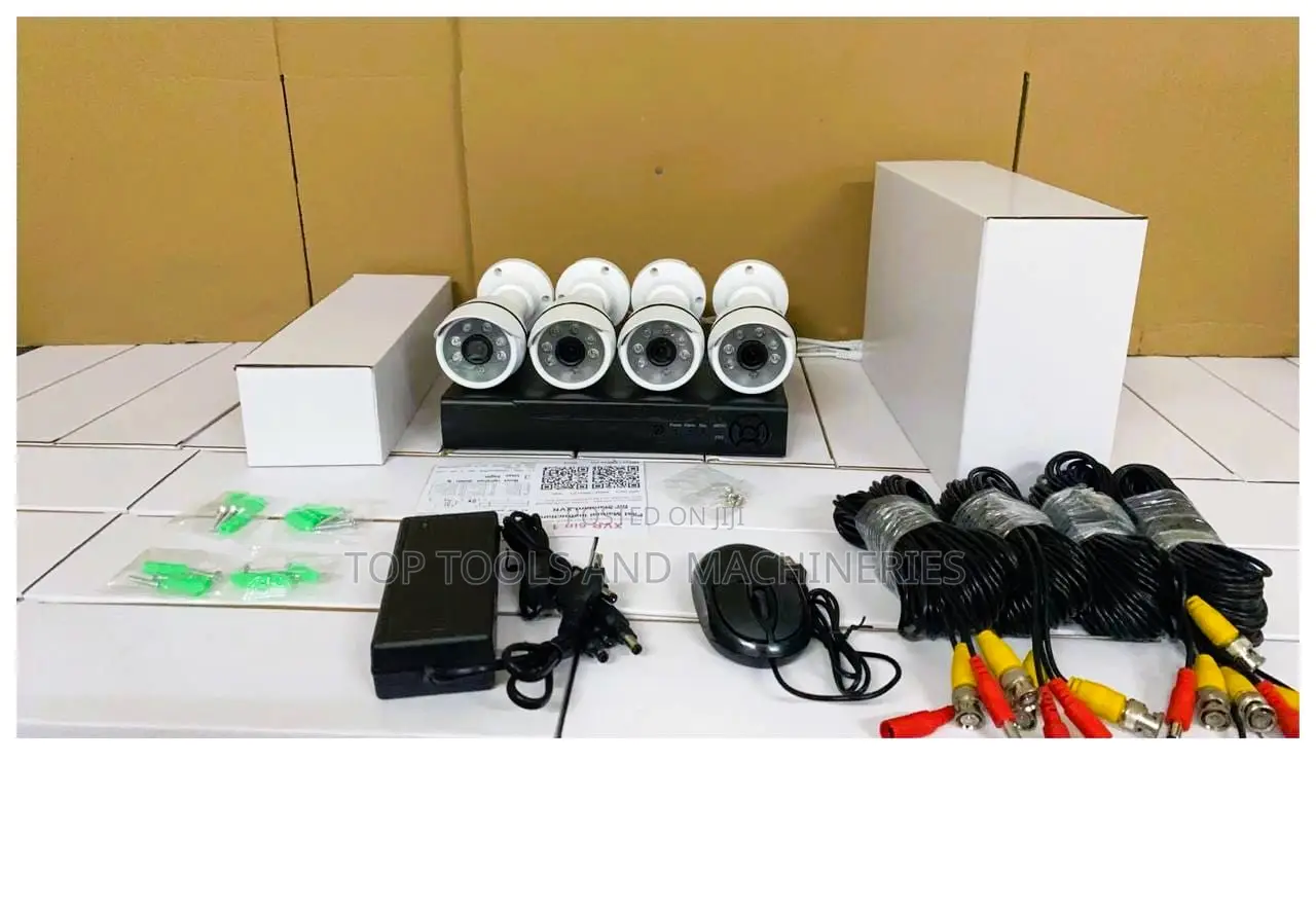 4 Channel CCTV Camera With DVR and 4x20m Cable