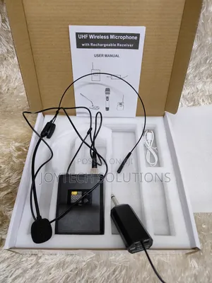 Uhf Wireless Headset Microphone ( Rechargeable Receivers)