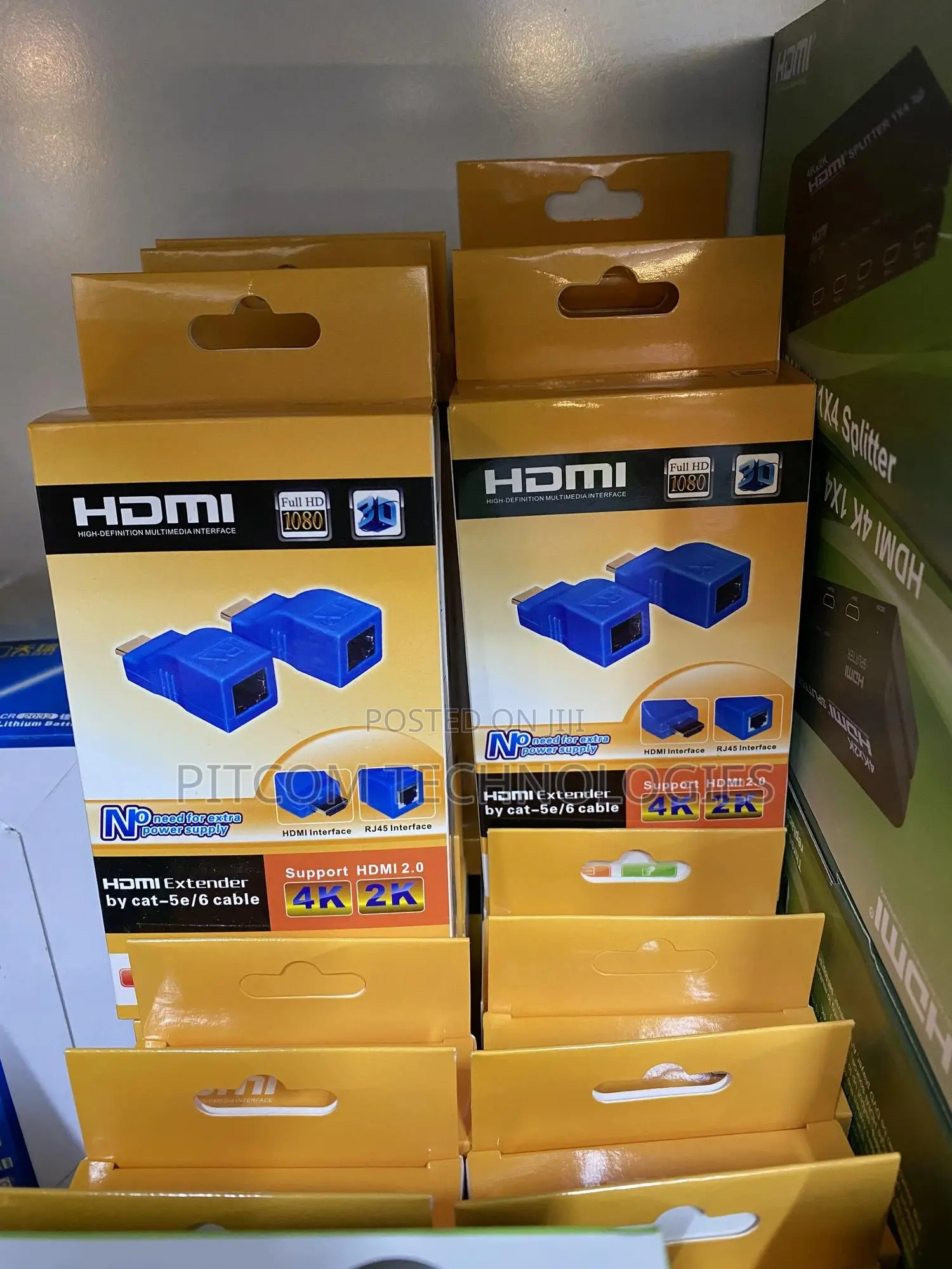HDMI Extender 30m Cat 5e/Cat 6 Ethernet Cable HDMI