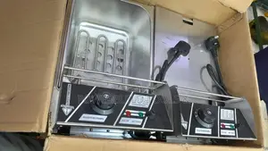 Uken Stainless Steel Double Fryer 10L