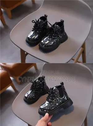 Kids Wet Look Boots