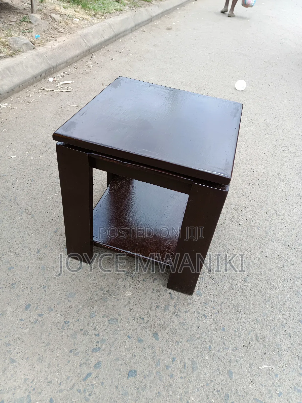 Stool, Dark Brown 