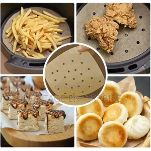 50pcs Rectangular Air Fryer Paper