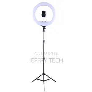 10'' Ring Light With Tripod Stand With Remote Shutter - Whit