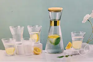 Clear Glass 7pc Water Set