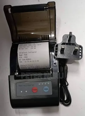 Bluetooth Printer 58mm Tharmal Roll Included 1pc