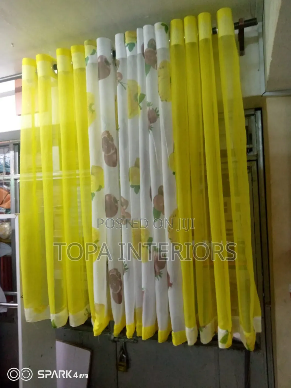Yellow Themed Kitchen Window Sheers Short Kitchen Sheer Curtains