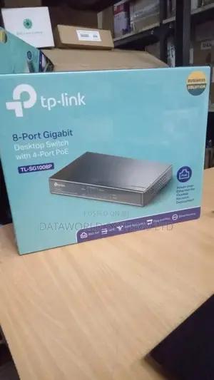 Tp-Link 8-Port Gigabit Desktop Switch With 4-Port Poe+ – TL-