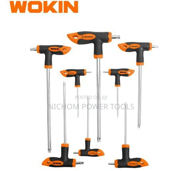 Wokin 209008 8 PCS Torx T-Handle Screwdrivers Set