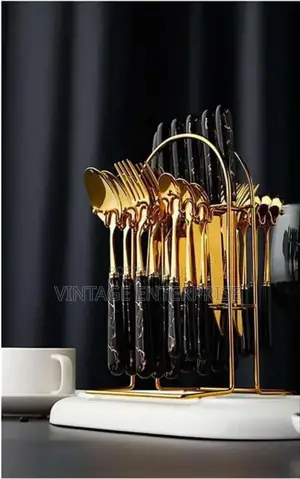 Marble 24pcs Cutlery Set