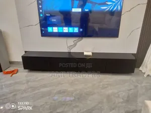 Black Floating Tv Cabinet (8ft)