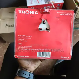 Tronic 3 Way Multi Socket Adaptor, Multiplug Socket