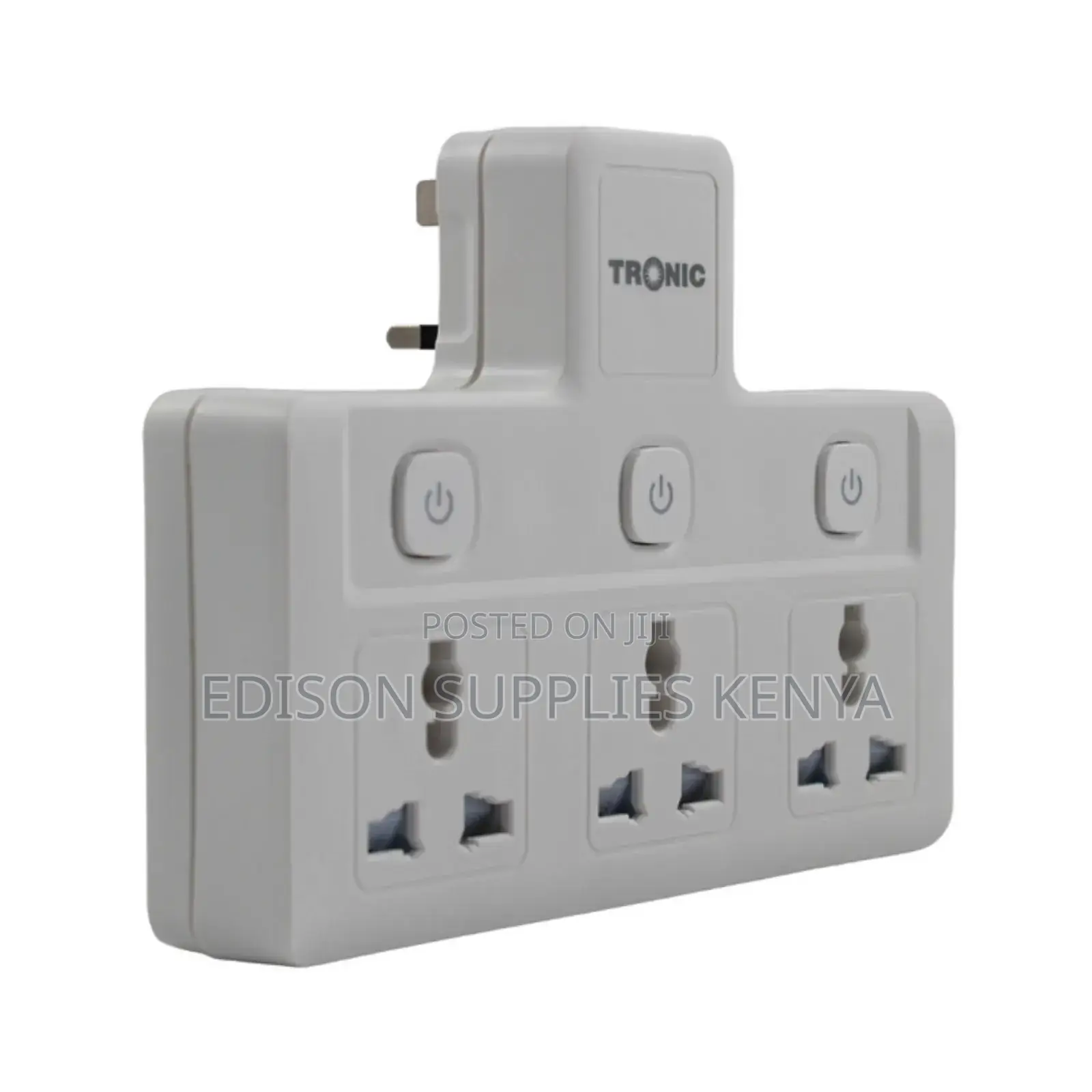 Tronic 3 Way Multi Socket Adaptor, Multiplug Socket