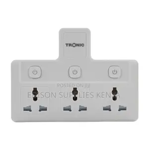 Tronic 3 Way Multi Socket Adaptor, Multiplug Socket