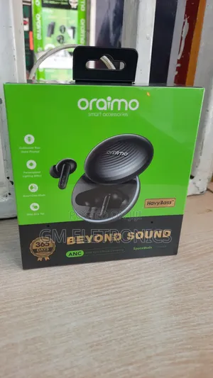 Oraimo Spacebuds TWS With Hybrid Noise Cancellation(Black)