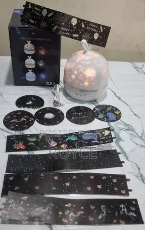 6 Themes Star Light Rotating Projection Lamp