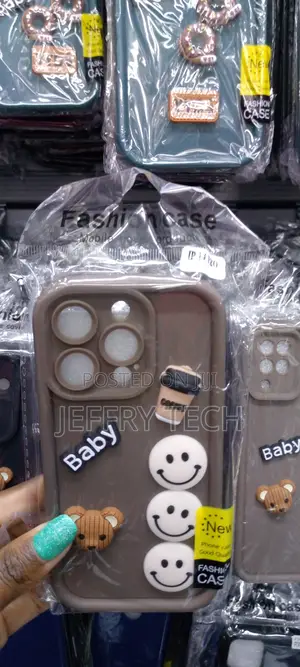 Chocolate Doll Coffee Little Bear Cartoon for iPhone 14 Pro