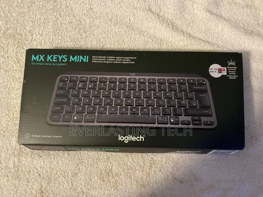 Logitech MX Keys Mini Wireless Illuminated Keyboard - Graphi
