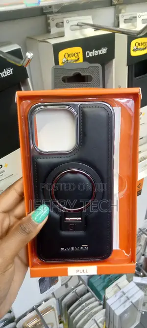 iPhone 13 PRO MAX Magsafe Stand Leather Back Case Cover
