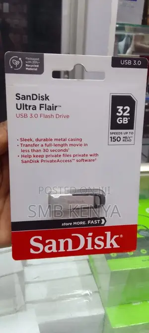 Original Sandisk Ultra Flair 32 Gb Flash Disk Usb 3.0