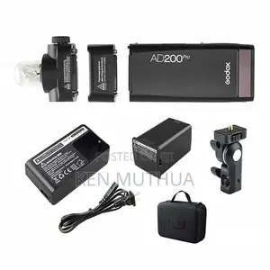 GODOX AD200 Pro Flash Strobe, Speedlight TTL Pocket Flash Ki