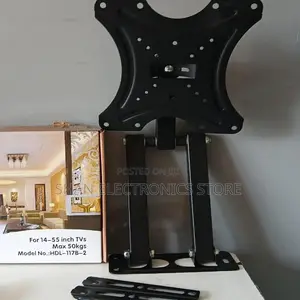 Wall Mount Bracket 14-55 Inch Black ROTATING/Swive;