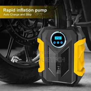 Digital Tyre Inflator With Auto Shut-Off Feature