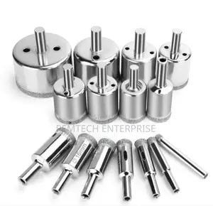 15pcs Glass, Granite, Tile Hole Saw Bits Set