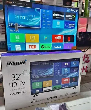 Vision 32inches Flameless Smart Android Tv With Bluetooth