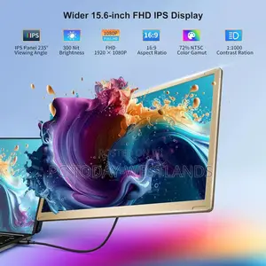 Livelect 15.6" Triple Laptop Screen Extender FHD 1080P IPS