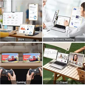 Livelect 15.6" Triple Laptop Screen Extender FHD 1080P IPS
