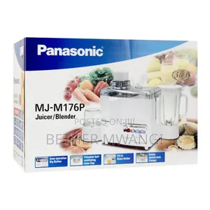Panasonic | MJ-M176P 3-in-1 Juicer/Blender/Grinder Machine.