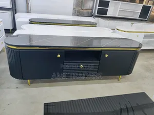 Marble Top Black Tv Stand