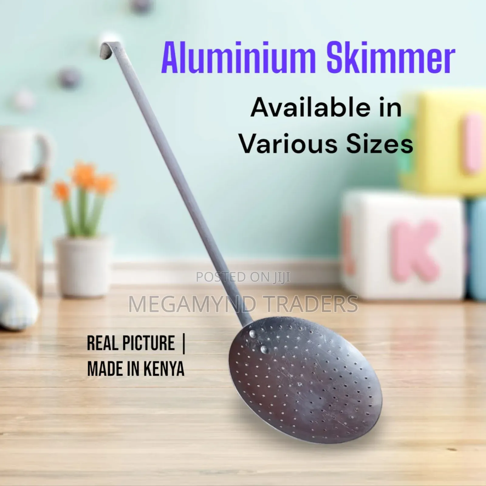 Aluminium Skimmer/Deep Frying Serving Spoon