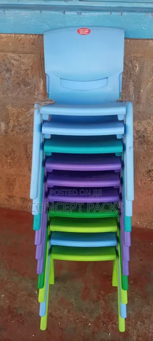 Acme Kindergatern Plastic Molded Chairs.
