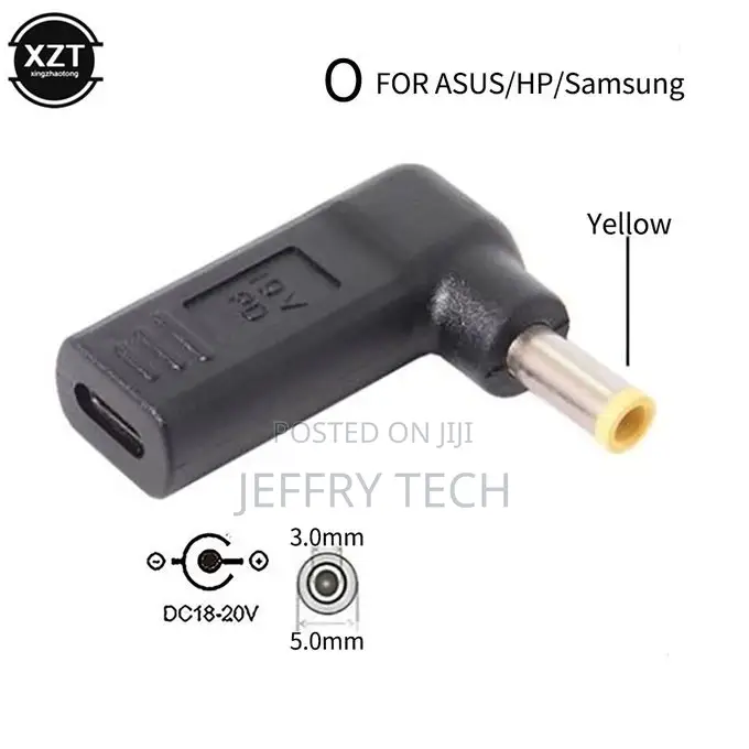 USB Type C Laptop Power/Charging Adapter Pin Connector Dc Ja