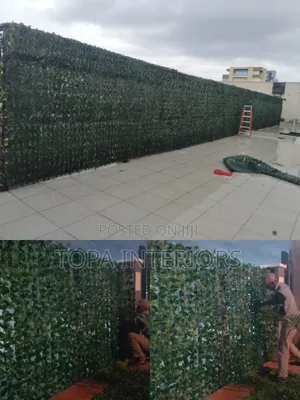 Outdoor Artificial Privacy Fence Balcony Screen Fence