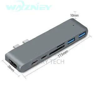 Dual Type-C to Hdmi Expansion Dock Usb3.1 Thunderbolt Conver