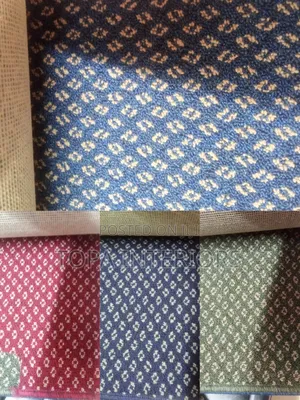 Wall to Wall Floor Carpets With White DOTS OFFICE RUGS