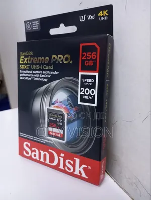 Sandisk Extreme Pro Sd Uhs I 256gb Card for Video