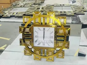 Gold Decorative Wall Clock