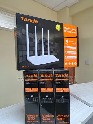 Tenda F6 Router, 300mbps 4 Antennae Wireless Router