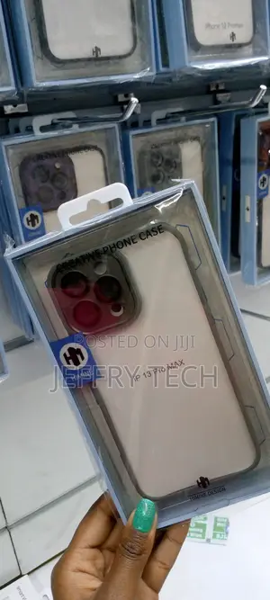 Brown iPhone 13 Pro Max Case With Camera Protection